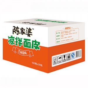 陳家婆涼拌面皮芝麻醬味箱裝