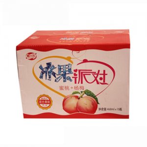 酷e百冰果派對蜜桃+楊梅混合果味汽水