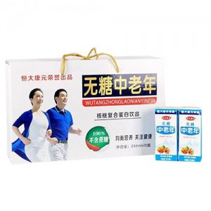 恒大康元無糖中老年復(fù)合蛋白飲品禮盒