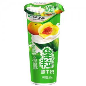 天太黃桃+椰果果粒酸奶