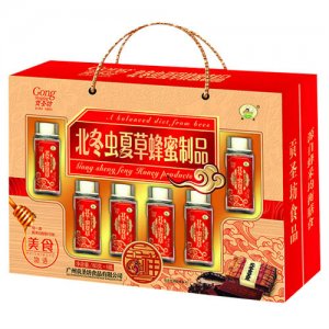 貢圣坊北冬蟲夏草蜂蜜制品禮盒