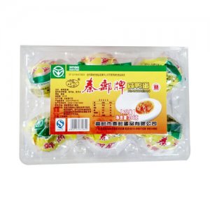 秦郵牌奎級塑盒咸鴨蛋6枚