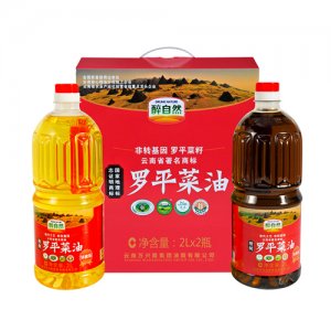 醉自然菜籽油禮盒2Lx2PET瓶裝