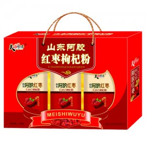 美食物語山東阿膠紅棗枸杞粉禮盒