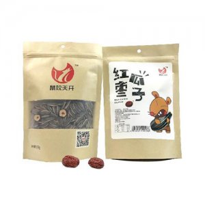 鼠咬天開紅棗瓜子208g