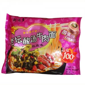 利達多老壇酸湯牛肉面紅燒味