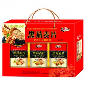 美食物語中老年無糖黑燕麥片禮盒