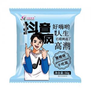 天虹欣秀唇辣味干吃面干脆面56g
