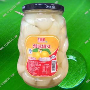 喜友來梨球罐頭900g