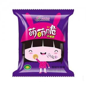 天虹欣秀萌萌脆干吃面干脆面黑椒牛排味58克