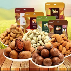 旺瓜堅(jiān)果組合5袋裝禮盒裝