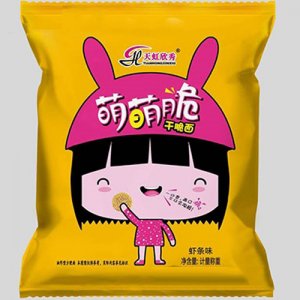 天虹欣秀萌萌脆干脆面蝦條味散稱