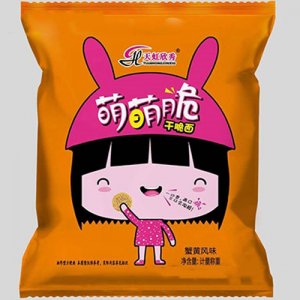 天虹欣秀萌萌脆干脆面蟹黃味散稱