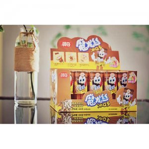 韓仔魔發絲冰Q多醇香巧克力冰淇淋味糖果盒裝