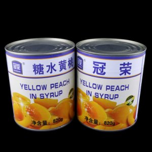 冠榮冠榮黃桃水果罐頭