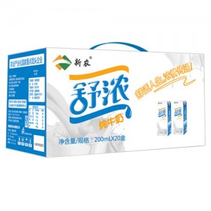 新農(nóng)舒濃純牛奶