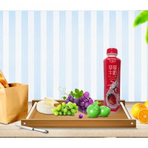 樂益天草莓牛奶500ml