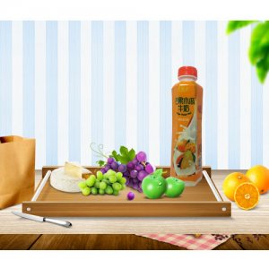 樂益天芒果木瓜牛奶500ml