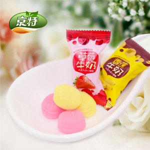 京特草莓牛奶糖果袋裝