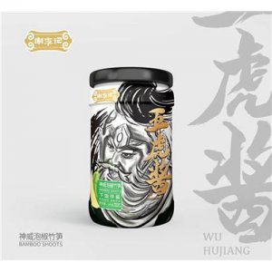 謝李記神威泡椒竹筍下飯伴醬調味醬240g