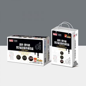 鴻博高鈣黑牛奶黑芝麻谷物牛奶飲料250ml×20盒