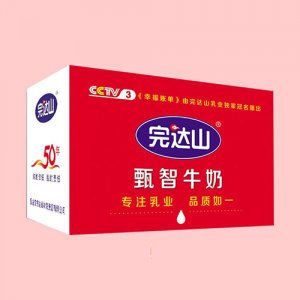 完達山甄智牛奶12盒單提手提袋