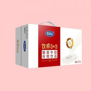 完達(dá)山猴菇牛奶谷物飲品標(biāo)箱