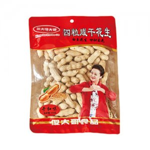 熊大傻大哥四粒咸干花生200g袋裝