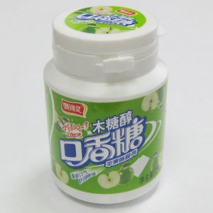 凱得靈木糖醇低糖口香糖青蘋果口味52g