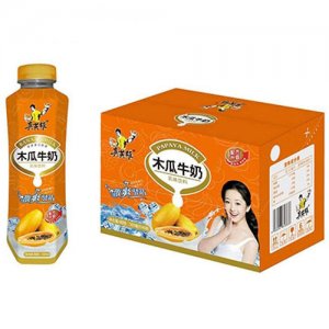 真英雄木瓜牛奶