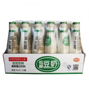 日康植物蛋白低糖豆奶330ml