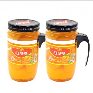 旺多多冰糖黃桃罐頭608g