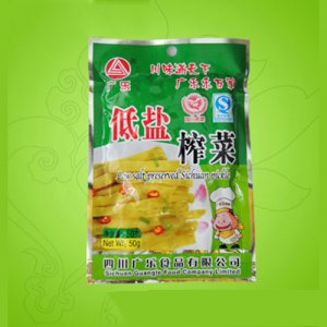 廣樂(lè)低鹽榨菜50g
