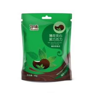 可味薄荷夾心棋子立式袋巧克力40克5粒