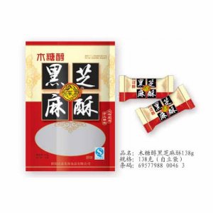 泰萊斯木糖醇黑芝麻酥138g