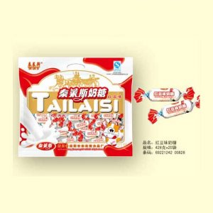 泰萊斯紅豆味奶糖