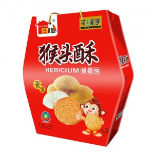 好家族猴頭酥餅干奶香味1018g