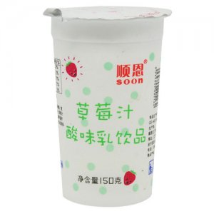 順恩草莓汁酸味乳飲品150ml