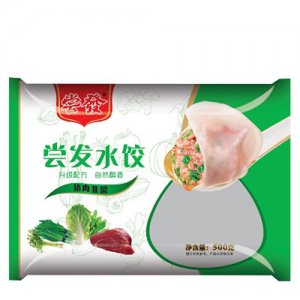 嘗發(fā)豬肉韭菜水餃500g