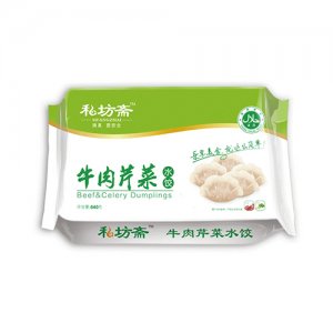 私坊齋尊品牛肉芹菜水餃640g