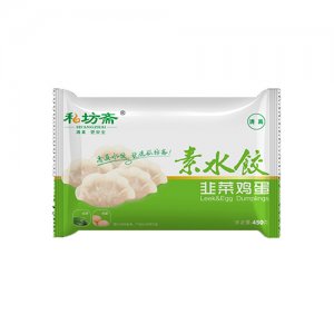 私坊齋珍品韭菜雞蛋水餃450g