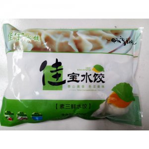 佳寶素三鮮水餃500g