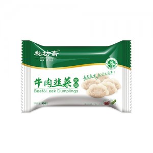 私坊齋珍品牛肉韭菜水餃450g