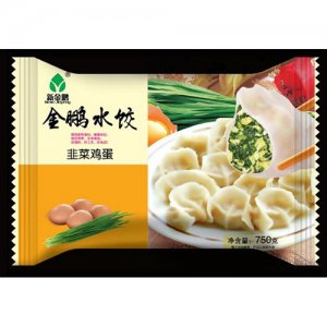 新金鵬韭菜雞蛋水餃750g