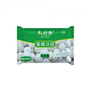 私坊齋精品黑芝麻湯圓500g