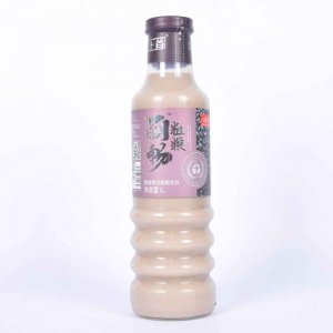 上首刷暢玻璃瓶黑豆粗糧酸奶