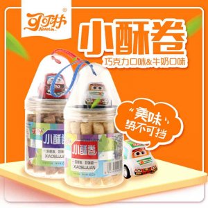 可可林蛋卷瓶裝60g