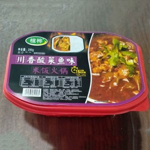 楦樺自熱火鍋米飯川香酸菜魚味290g