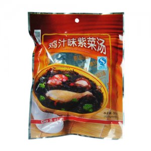 紫雲(yún)堂雞汁味紫菜湯4包裝50g