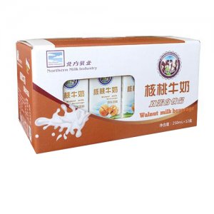北方乳業利樂磚核桃牛奶250ml